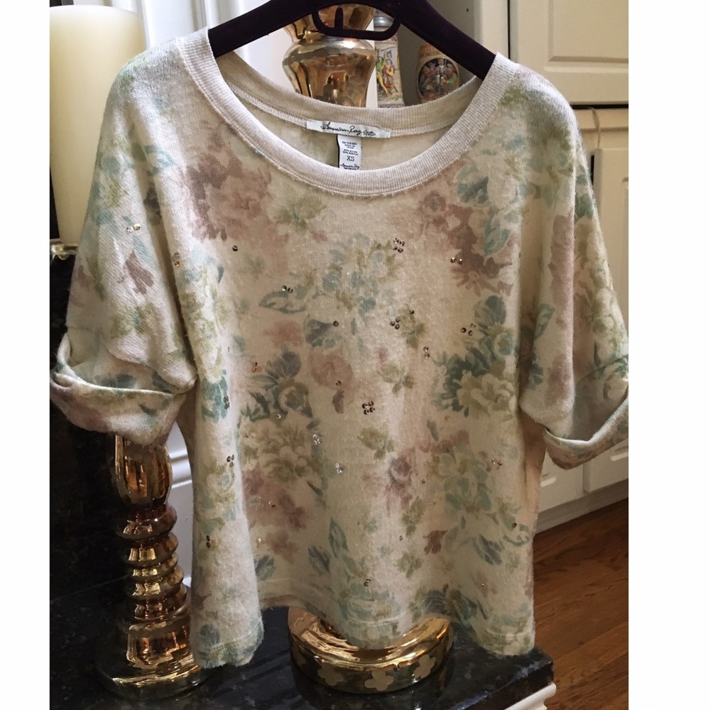 American Rag Sequined Top - Picture 1 of 7